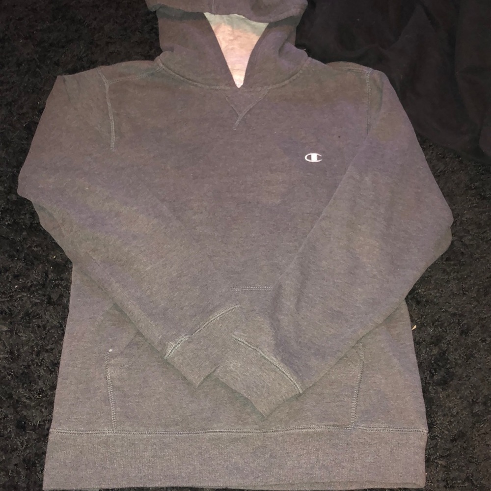 Charcoal Grey Champion Hoodie